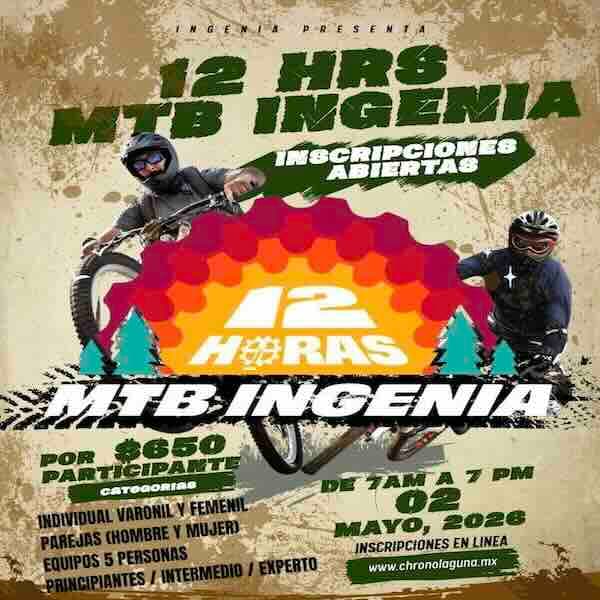 Logo de 12 Horas MTB Ingenia 2026