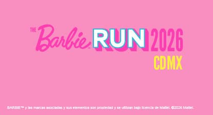 Logo de Barbie Run CDMX 2026