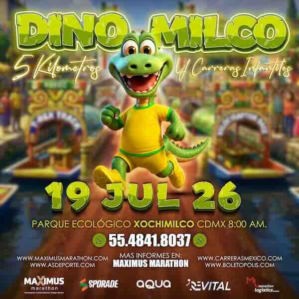 Logo de Dinomilco 5k