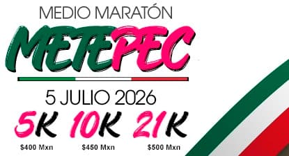 Logo de Medio Maratón Metepec 2026