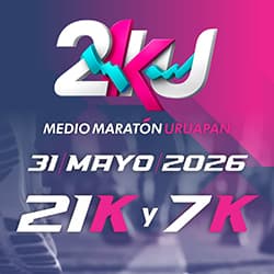 Logo de Medio Maratón Uruapan 2026