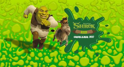 Logo de Shrek Run Guadalajara 2027
