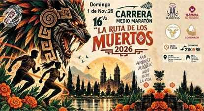 Logo de 16ª Carrera Medio Maratón “La Ruta de los Muertos 2026”