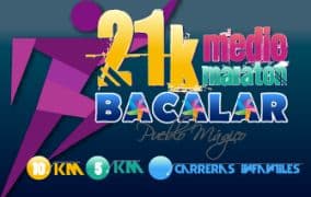Logo de 21K, 10K y 5K Bacalar Pueblo Mágico 2026
