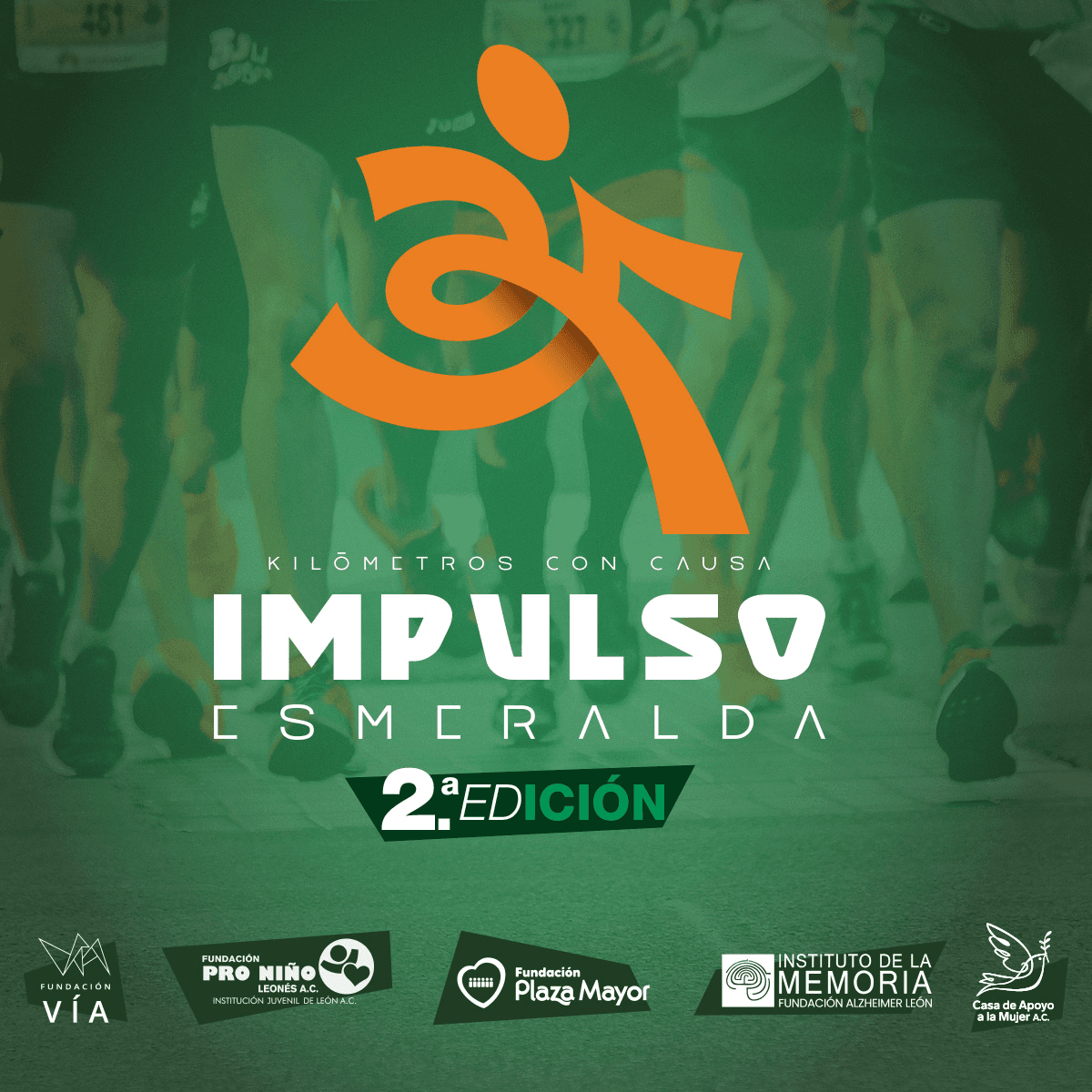 Logo de 2a Carrera Atlética con Causa "Impulso Esmeralda"
