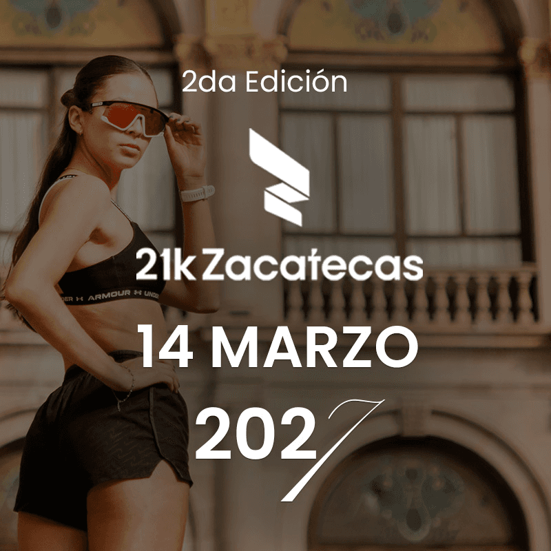 Logo de 2da Edición 21K Zacatecas 2027