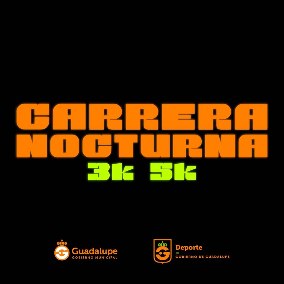 Logo de 3K-5K Nocturno Guadalupe 2026