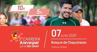 Logo de 3ra Carrera Ammper por la Red de Bancos de Alimentos 2026