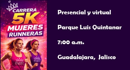 Logo de 3ra. Carrera Mujeres Runneras 5km - 2026