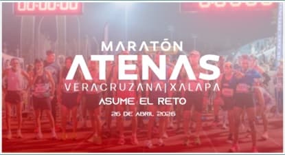 Logo de 7ta Edición Maratón de la Atenas Veracruzana 2026.