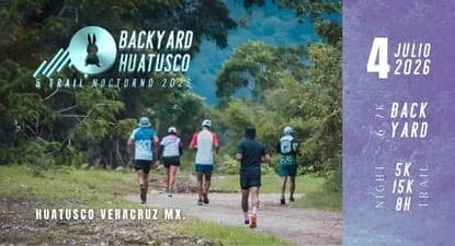 Logo de Backyard Huatusco & Trail Nocturno 2026