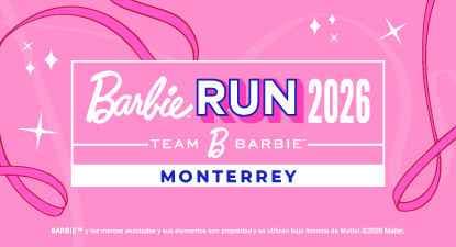 Logo de Barbie Run Monterrey 2026
