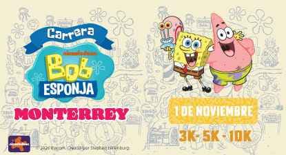 Logo de Bob Esponja Monterrey 2026