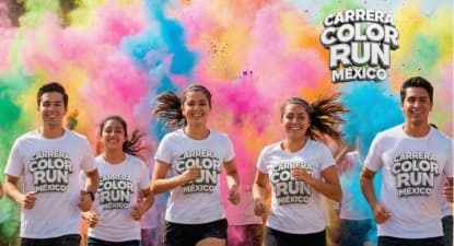 Logo de Carrera Color Run México 2026