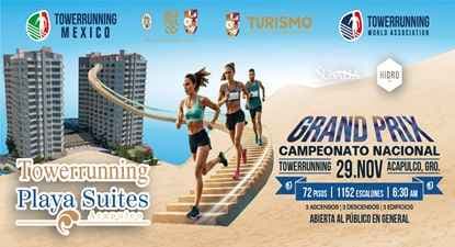 Logo de Carrera Tower Running Hotel Playa Suites Acapulco