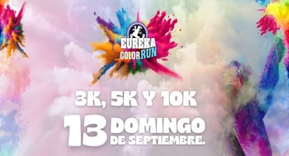 Logo de EUREKA Color Run 3k, 5k y 10k 2026