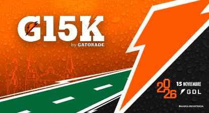 Logo de G15K Gatorade Guadalajara 2026