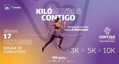 Logo de Kilómetros contigo: Honramos la vida hasta el último paso 2026