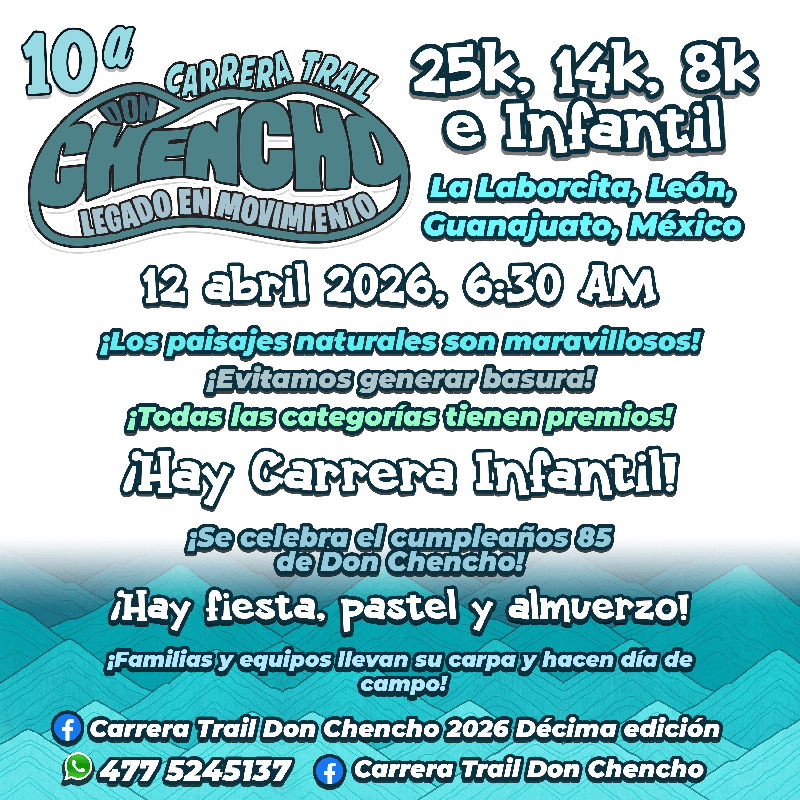 Logo de LA DÉCIMA CARRERA TRAIL DON CHENCHO 25K