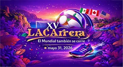 Logo de LACArrera, XV Edición 2026