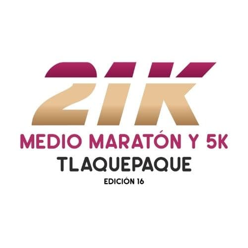 Logo de Medio Maratón y 5K Tlaquepaque Edición XVI 2026