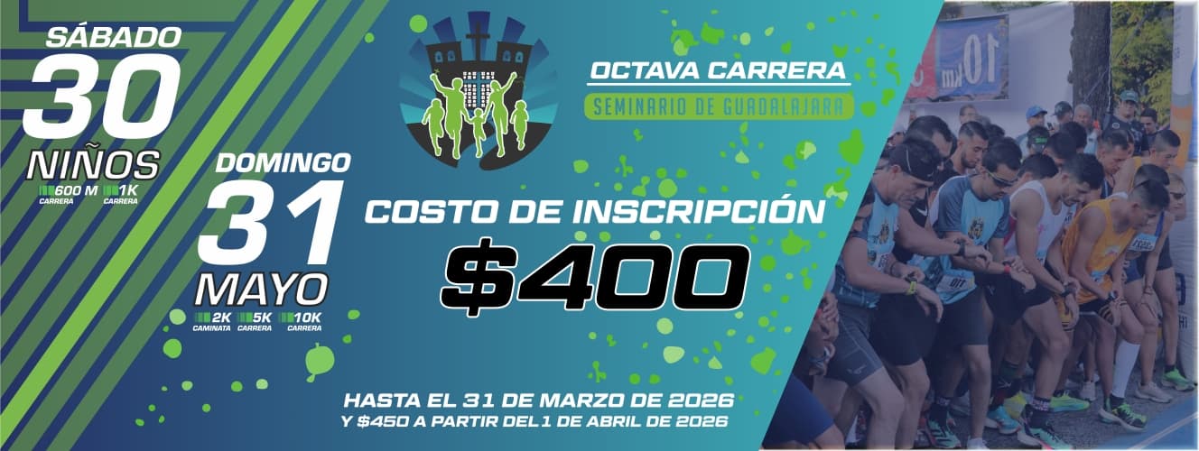 Logo de Octava «CARRERA SEMINARIO DE GUADALAJARA»