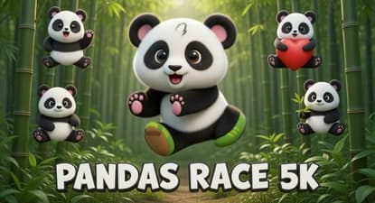 Logo de Pandas Race 5 k & infantiles 2026