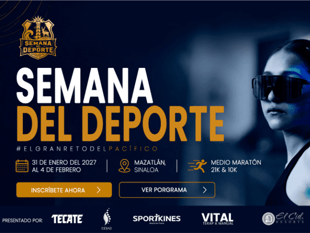 Logo de Semana del Deporte Mazatlan 21k