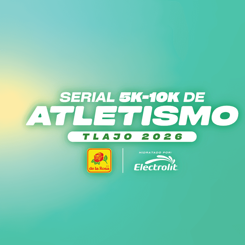 Logo de SERIAL DE ATLETISMO TLAJOMULCO 2026 2DA. FECHA 5K Y 10K TLAJOMULCO CENTRO