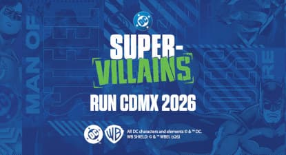 Logo de Super Villains Run CDMX 2026