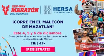 Logo de XXV Gran Maratón Chevron Mazatlán 21K y 42K 2026